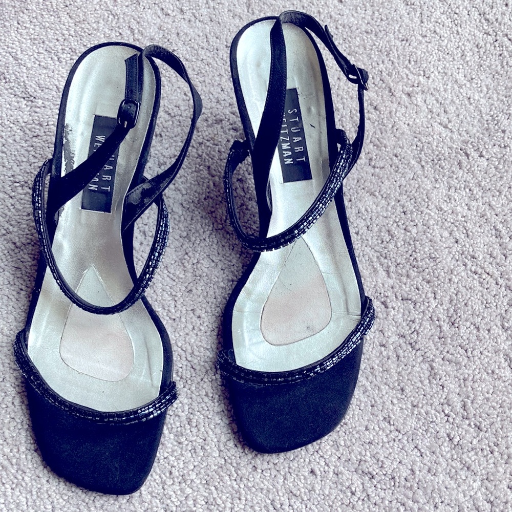 Stuart Weitzman crystal sandals